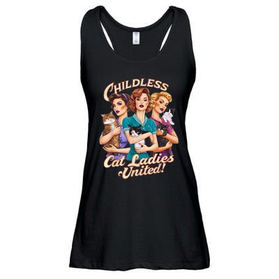 Childless Cat Ladies Ladies Essential Flowy Tank