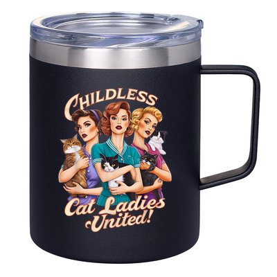 Childless Cat Ladies 12oz Stainless Steel Coffee Mug