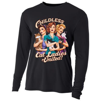 Childless Cat Ladies Cooling Performance Long Sleeve Crew