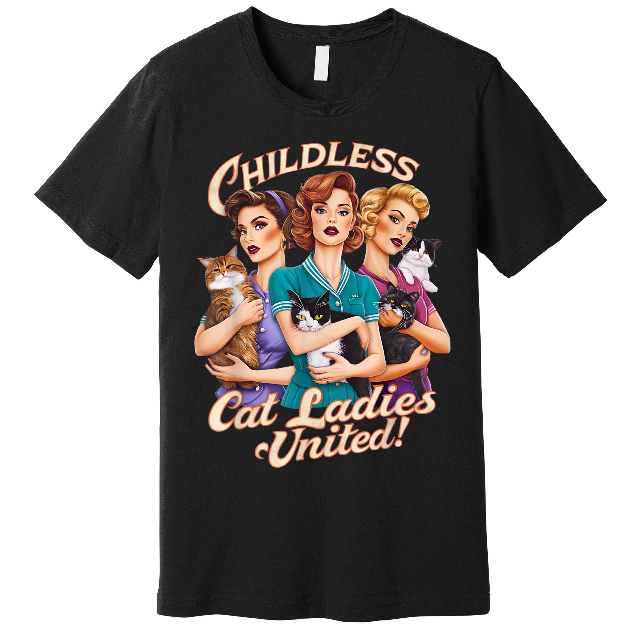 Childless Cat Ladies Premium T-Shirt