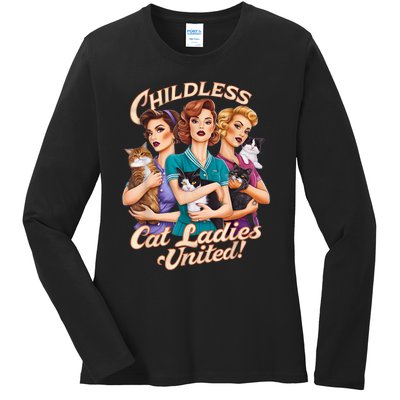 Childless Cat Ladies Ladies Long Sleeve Shirt