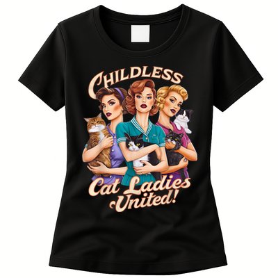 Childless Cat Ladies Womens T-Shirt