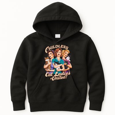 Childless Cat Ladies Kids Hoodie
