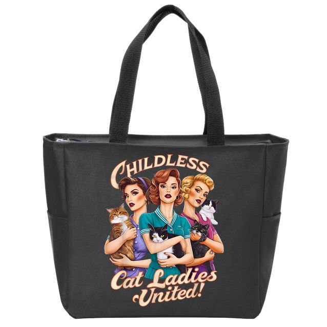 Childless Cat Ladies Zip Tote Bag