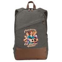 Childless Cat Ladies Cotton Canvas Backpack