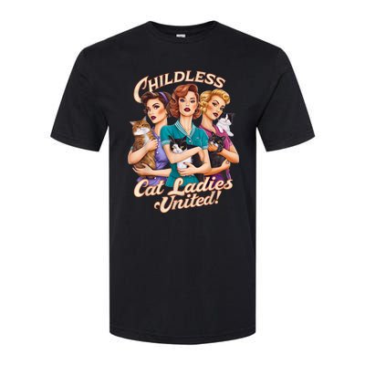 Childless Cat Ladies Softstyle CVC T-Shirt