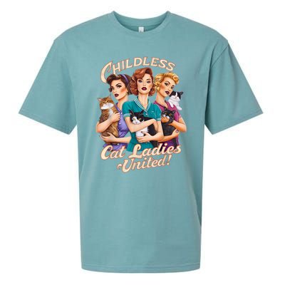 Childless Cat Ladies Sueded Cloud Jersey T-Shirt