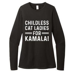 Childless Cat Ladies For Kamala 2024 Womens CVC Long Sleeve Shirt