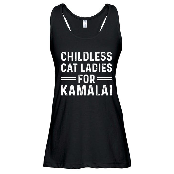 Childless Cat Ladies For Kamala 2024 Ladies Essential Flowy Tank