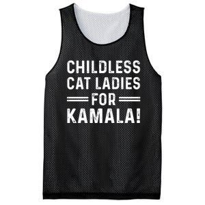 Childless Cat Ladies For Kamala 2024 Mesh Reversible Basketball Jersey Tank