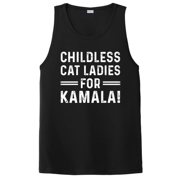 Childless Cat Ladies For Kamala 2024 PosiCharge Competitor Tank