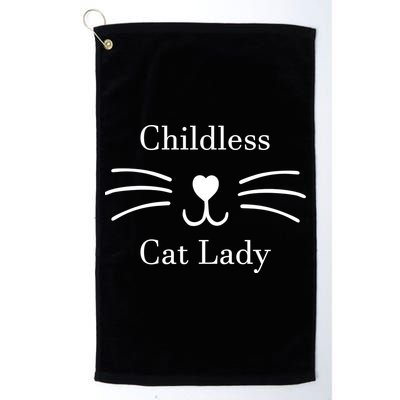 Childless Cat Lady Whiskers Pro Kamala Harris Golf Towel
