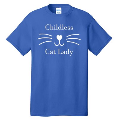 Childless Cat Lady Whiskers Pro Kamala Harris Tall T-Shirt