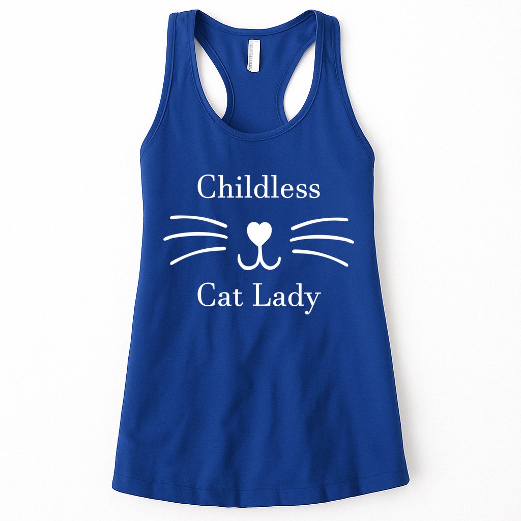 Childless Cat Lady Whiskers Pro Kamala Harris Womens Tank Top