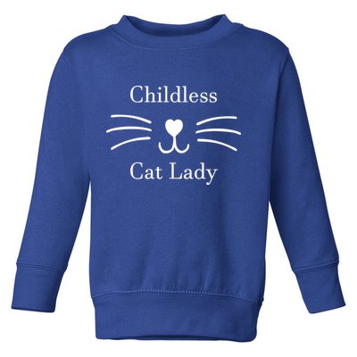 Childless Cat Lady Whiskers Pro Kamala Harris Toddler Sweatshirt