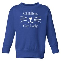 Childless Cat Lady Whiskers Pro Kamala Harris Toddler Sweatshirt