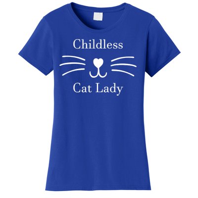 Childless Cat Lady Whiskers Pro Kamala Harris Women's T-Shirt