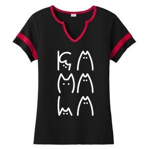 Childless Cat Ladies For Kamala Election 2024 Cat Lady Ladies Halftime Notch Neck Tee