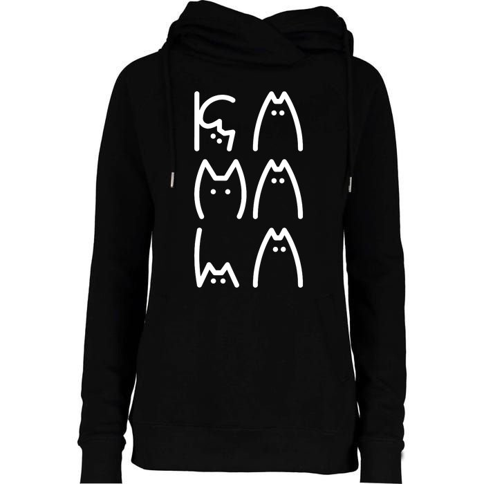 Childless Cat Ladies For Kamala Election 2024 Cat Lady Womens Funnel Neck Pullover Hood