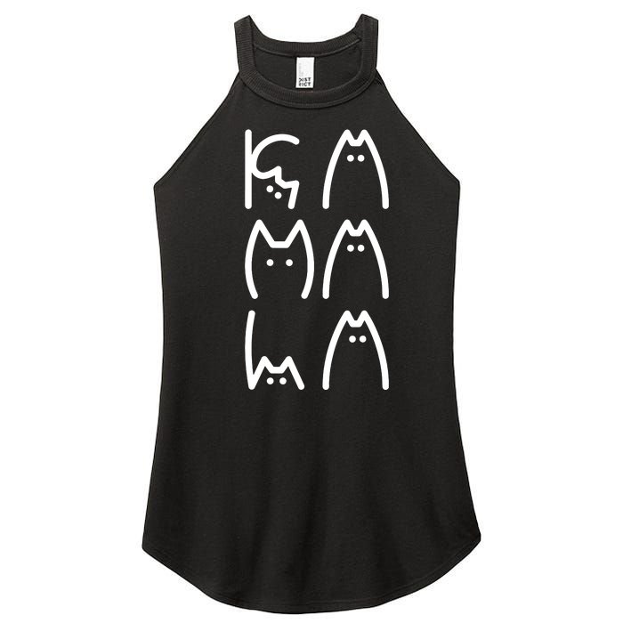 Childless Cat Ladies For Kamala Election 2024 Cat Lady Women's Perfect Tri Rocker Tank