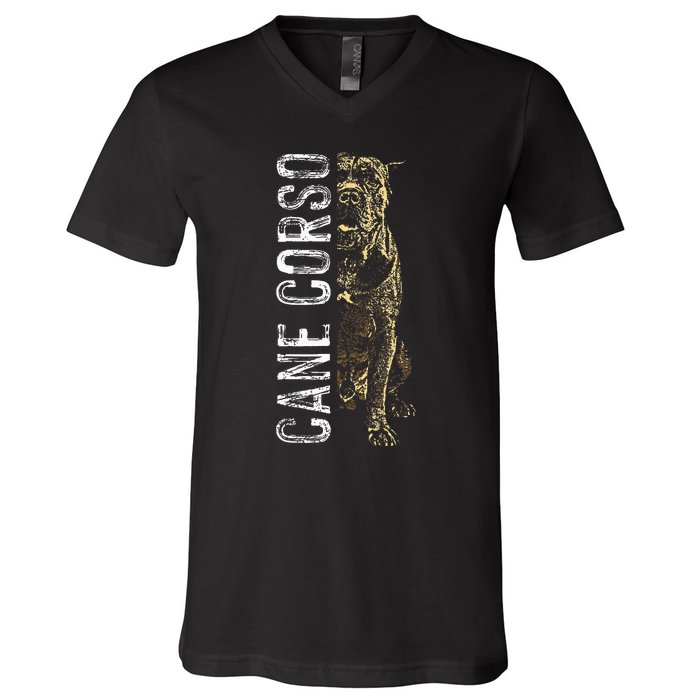 Cane Corso Lover Italian Dog Pet Cane Corso V-Neck T-Shirt