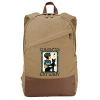 Childless Cat Ladies Funny Cat Cotton Canvas Backpack