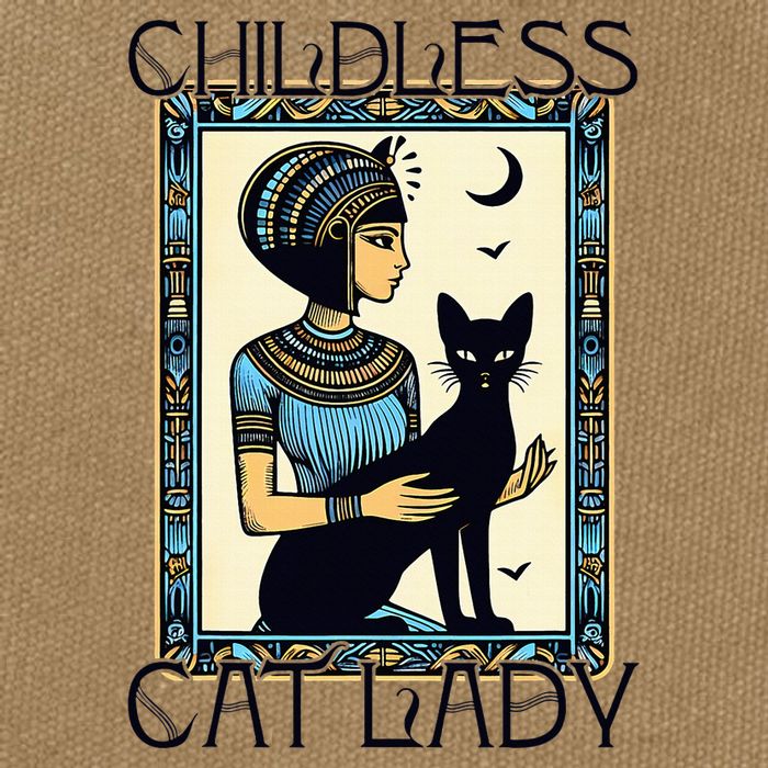 Childless Cat Ladies Funny Cat Cotton Canvas Backpack