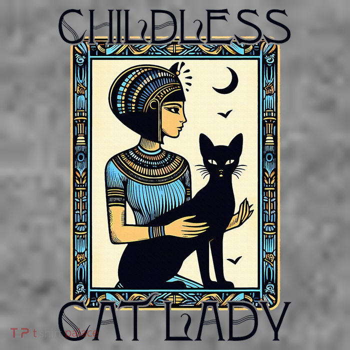 Childless Cat Ladies Funny Cat 7-Panel Snapback Hat