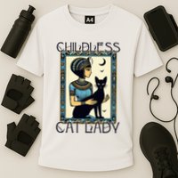 Childless Cat Ladies Funny Cat Cooling Performance Crew T-Shirt