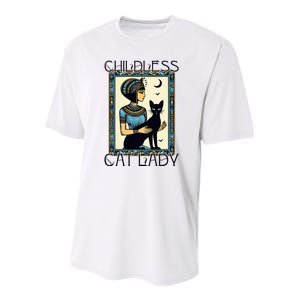 Childless Cat Ladies Funny Cat Youth Performance Sprint T-Shirt