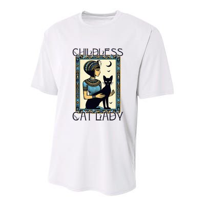 Childless Cat Ladies Funny Cat Youth Performance Sprint T-Shirt