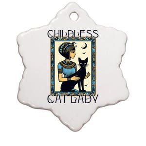 Childless Cat Ladies Funny Cat Ceramic Star Ornament