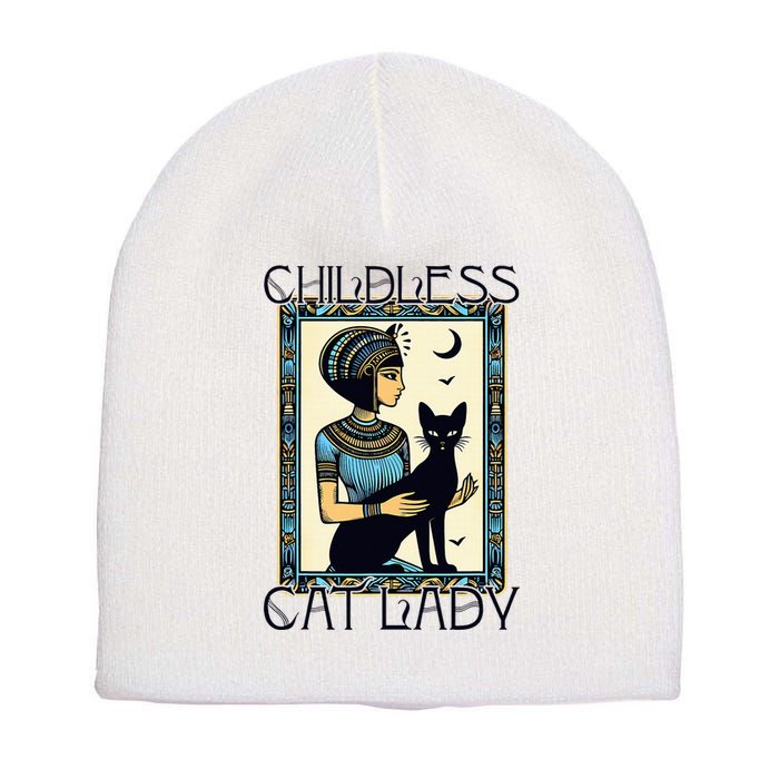 Childless Cat Ladies Funny Cat Short Acrylic Beanie