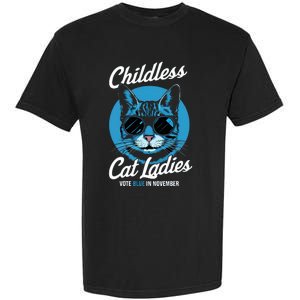 Childless Cat Ladies Vote Blue In November Democrats Liberal Garment-Dyed Heavyweight T-Shirt