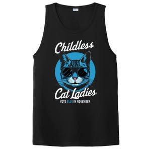 Childless Cat Ladies Vote Blue In November Democrats Liberal PosiCharge Competitor Tank