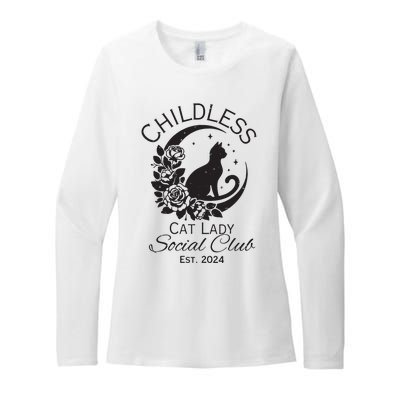 Childless Cat Lady Womens CVC Long Sleeve Shirt