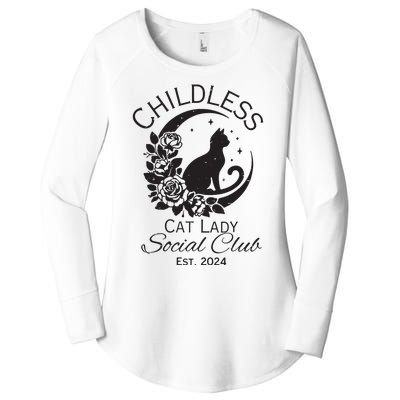 Childless Cat Lady Women's Perfect Tri Tunic Long Sleeve Shirt