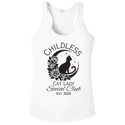 Childless Cat Lady Ladies PosiCharge Competitor Racerback Tank