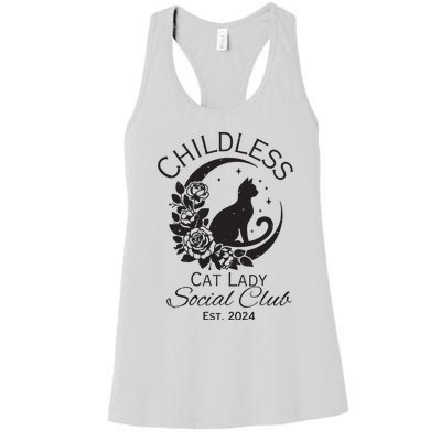 Childless Cat Lady Women's Racerback Tank