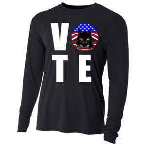 Childless Cat Ladies Vote Retro Cooling Performance Long Sleeve Crew