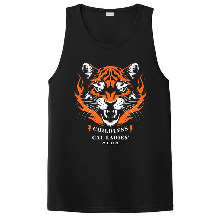 Childless Cat Ladies Feminist Club Childless Cat Ladies PosiCharge Competitor Tank