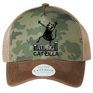 Catzilla Cat Lover Legacy Tie Dye Trucker Hat