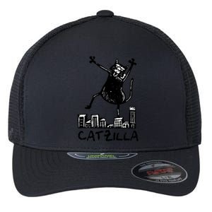 Catzilla Cat Lover Flexfit Unipanel Trucker Cap