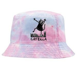 Catzilla Cat Lover Tie-Dyed Bucket Hat