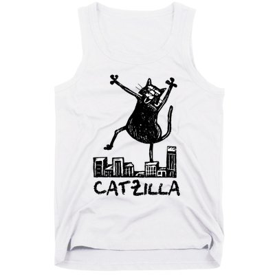 Catzilla Cat Lover Tank Top