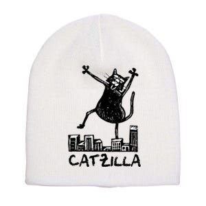 Catzilla Cat Lover Short Acrylic Beanie