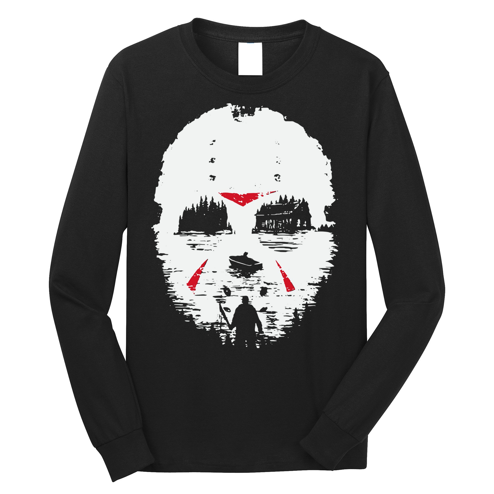 Camp Crystal Lake Friday Night Terror Long Sleeve Shirt