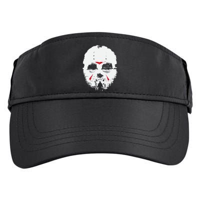 Camp Crystal Lake Friday Night Terror Adult Drive Performance Visor