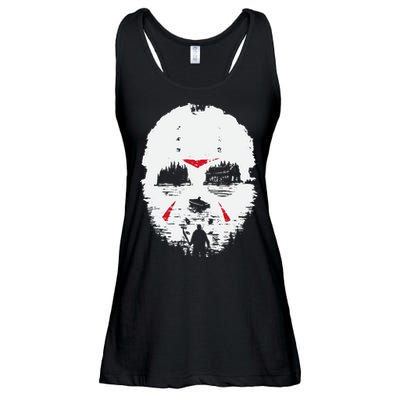 Camp Crystal Lake Friday Night Terror Ladies Essential Flowy Tank