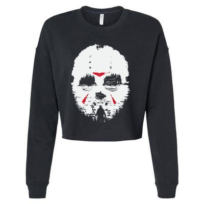 Camp Crystal Lake Friday Night Terror Cropped Pullover Crew